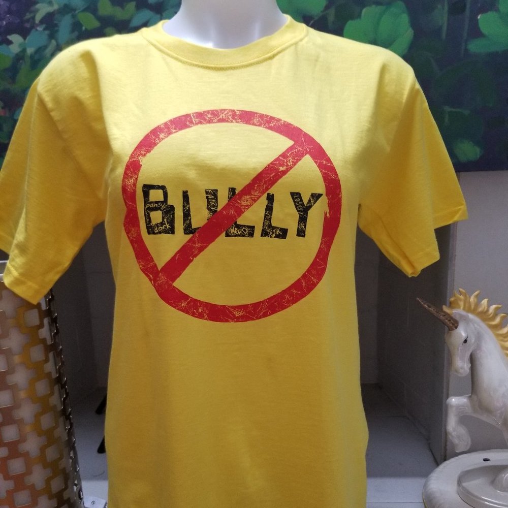 No Bully Message Sign  Unisex T-shirt  for Kids
XS/S/M/L/XL